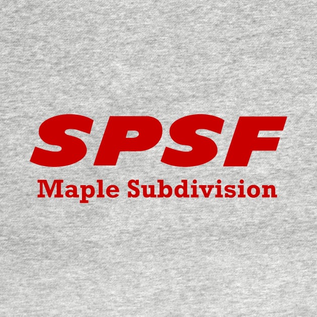 SPSF Maple Subdivision Red by Kodachrome Railway Colors